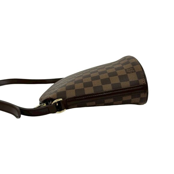 LOUIS VUITTON Authentic Brown Damier Leather Shoulder Bag - Picture 5 of 10